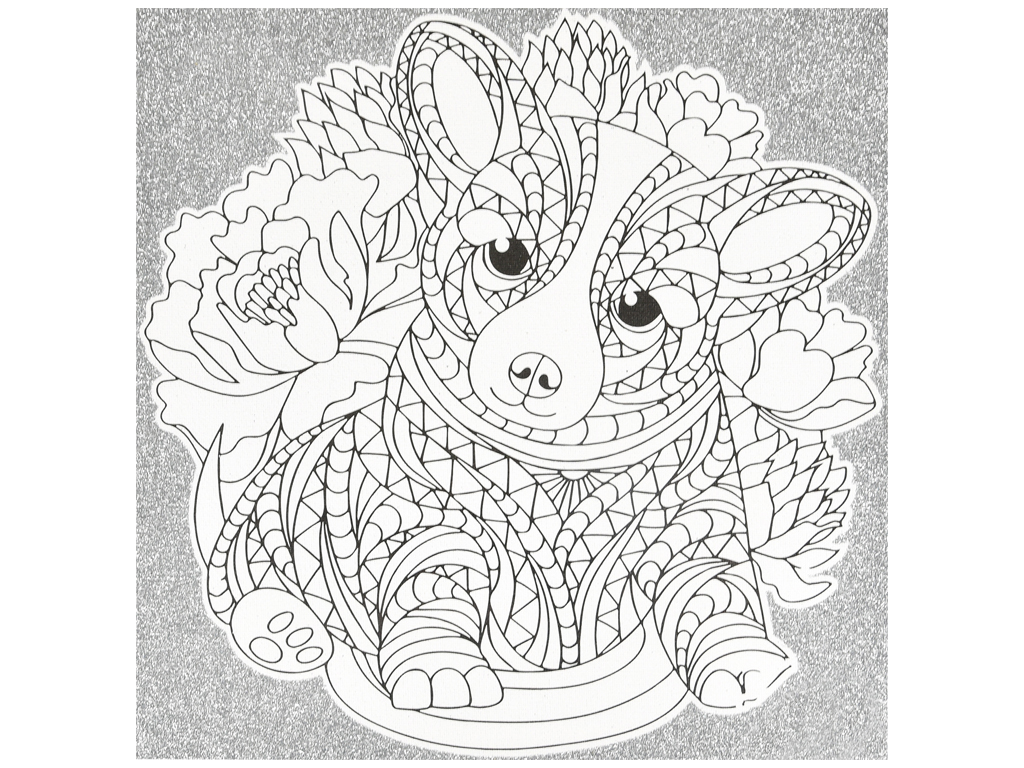 Набор для росписи антистресс Нежная мордашка, для раскраски, Strateg