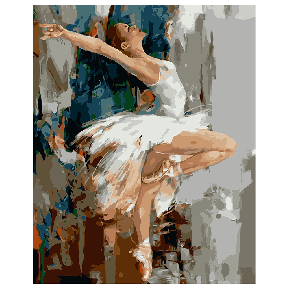 Набор для росписи по номерам Балерина 40х50 см. Strateg VA-0900