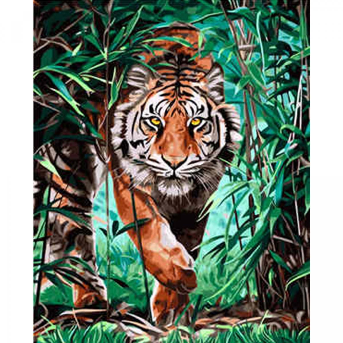 Алмазная мозаика 40*50 тигр