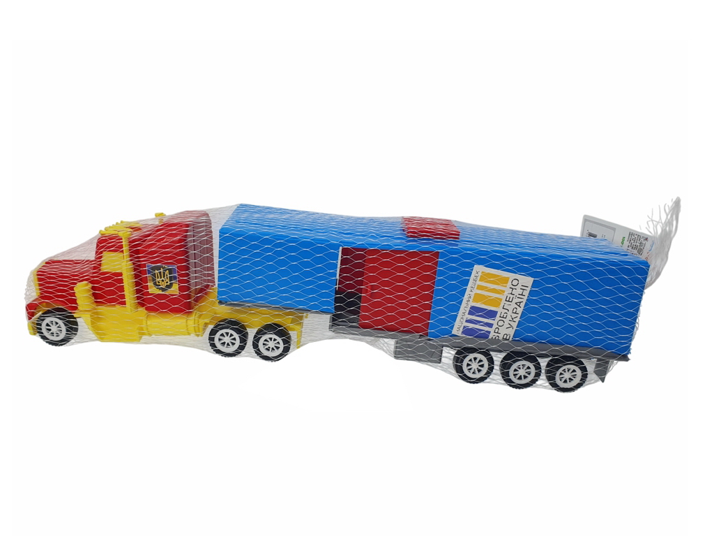Машинка автовоз трейлер Mini Truck 5168, 38 см, с прицепом, Maximus