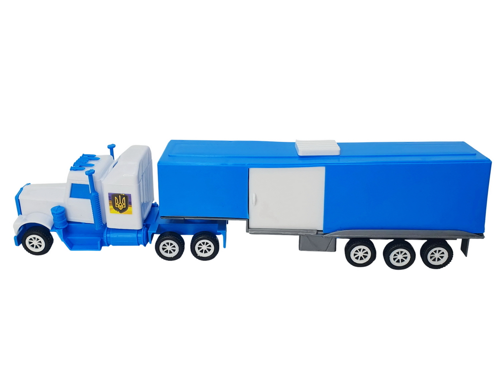Машинка автовоз трейлер Mini Truck 5168, 38 см, с прицепом, Maximus