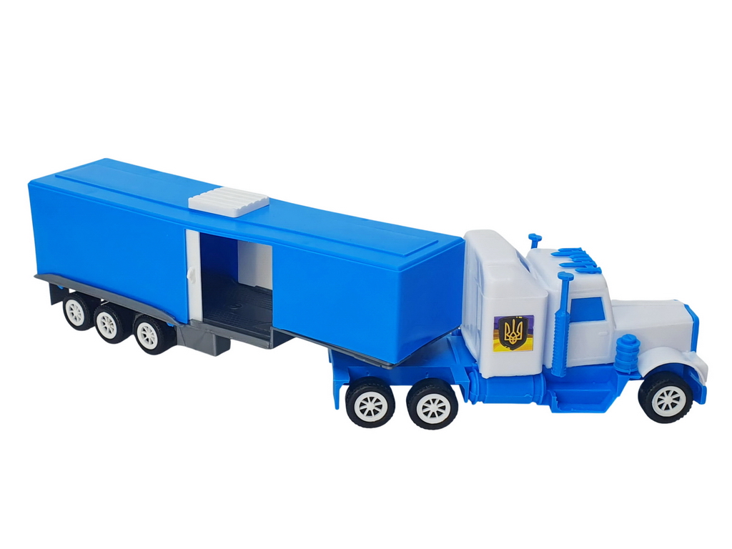 Машинка автовоз трейлер Mini Truck 5168, 38 см, с прицепом, Maximus