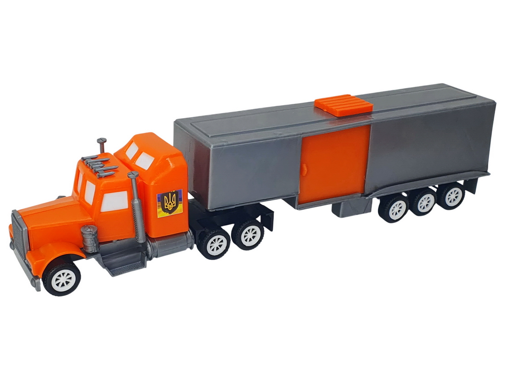 Машинка автовоз трейлер Mini Truck 5168, 38 см, с прицепом, Maximus
