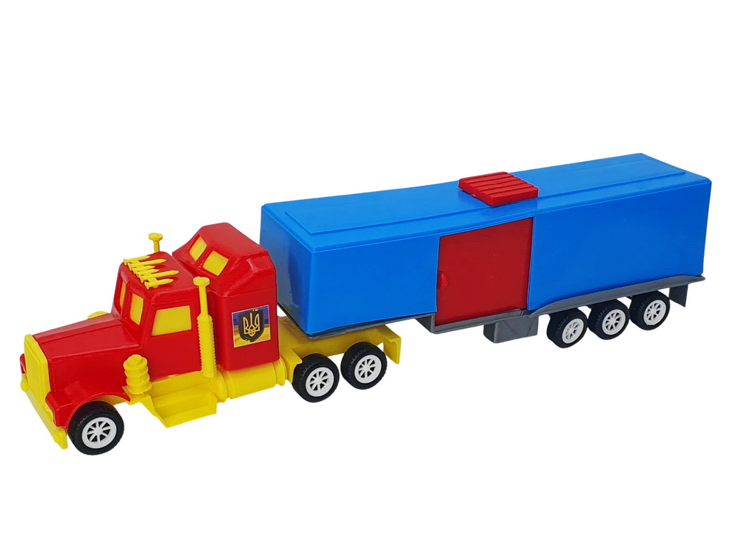 Машинка автовоз трейлер Mini Truck 5168, 38 см, с прицепом, Maximus