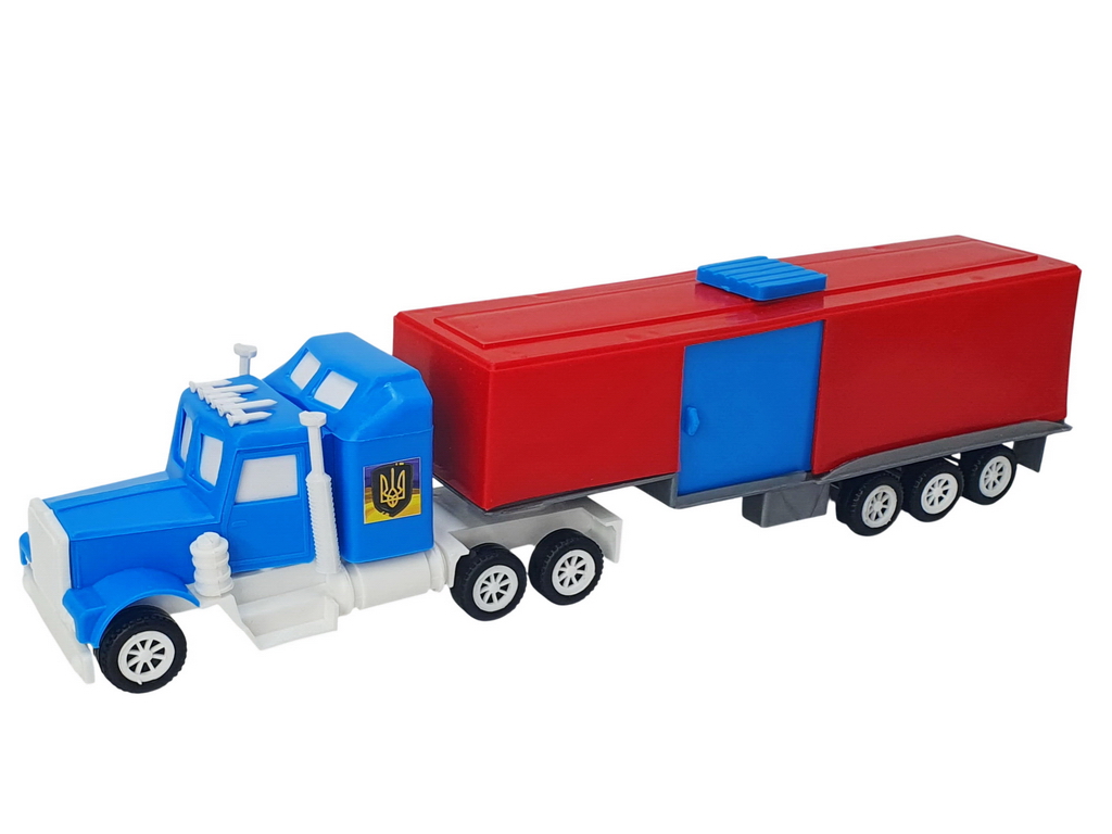 Машинка автовоз трейлер Mini Truck 5168, 38 см, с прицепом, Maximus