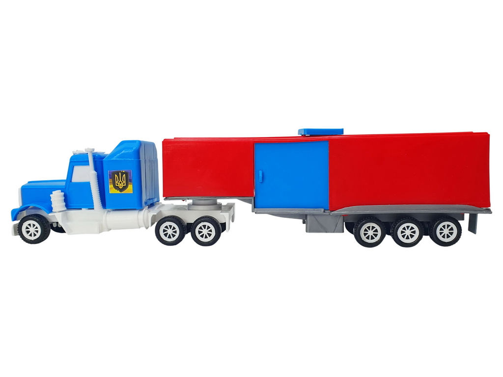 Машинка автовоз трейлер Mini Truck 5168, 38 см, с прицепом, Maximus