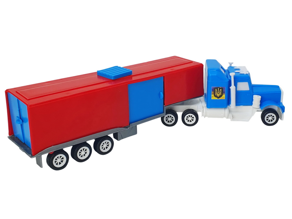 Машинка автовоз трейлер Mini Truck 5168, 38 см, с прицепом, Maximus