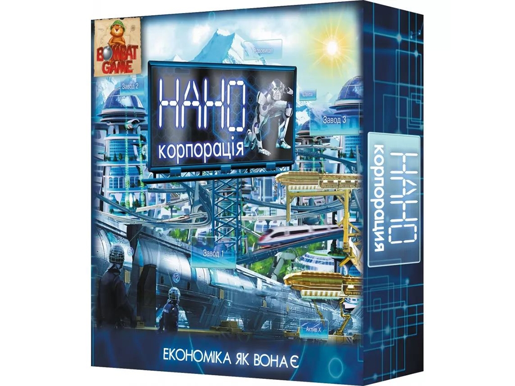 Настільна гра НАНО корпорація. Bombat Game 4820172800194