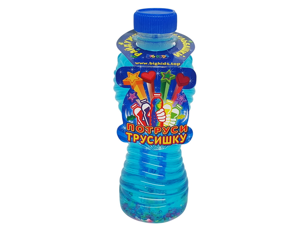 Мыльные пузыри с наполнителями 300 мл, фигурный флакон, Big