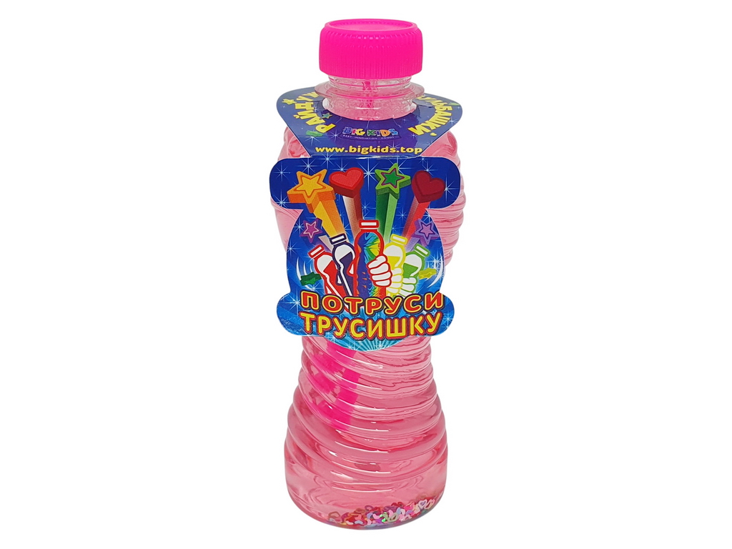 Мыльные пузыри с наполнителями 300 мл, фигурный флакон, Big