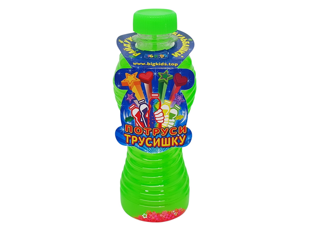 Мыльные пузыри с наполнителями 300 мл, фигурный флакон, Big