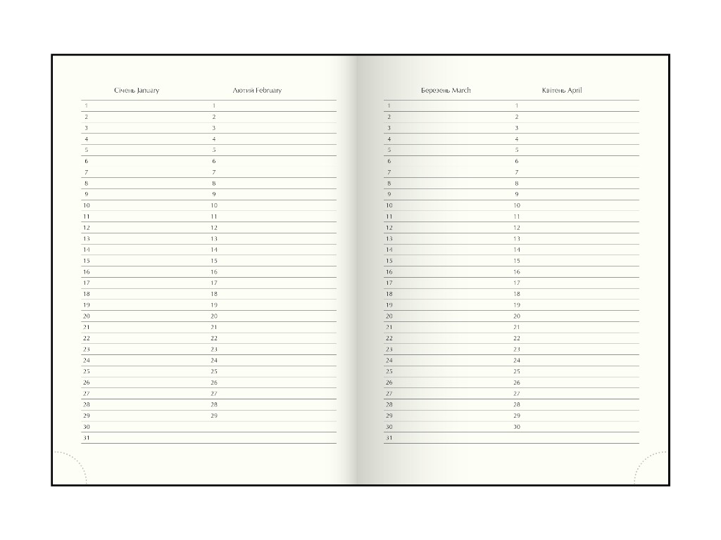 Ежедневник недатированный полиграфический FILLING A5, кобальтовый, 336 страниц, BUROMAX