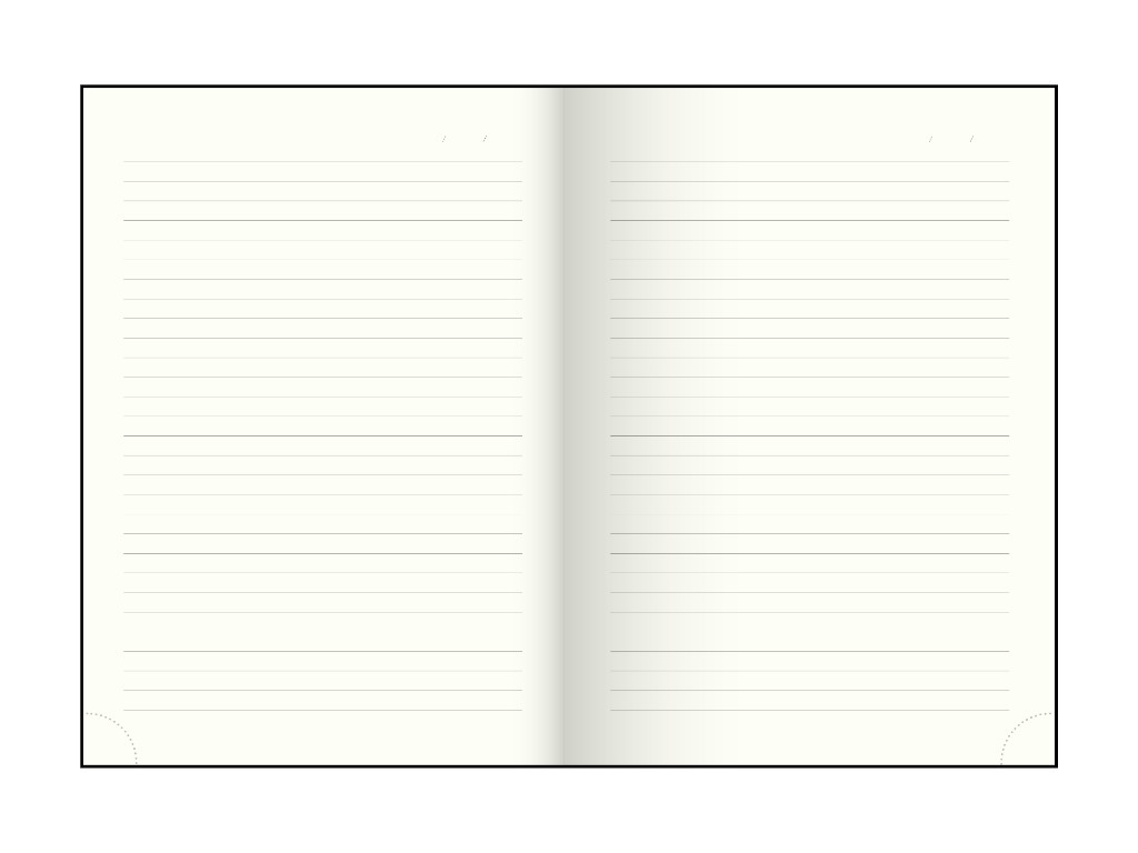Ежедневник недатированный полиграфический FILLING A5, кобальтовый, 336 страниц, BUROMAX
