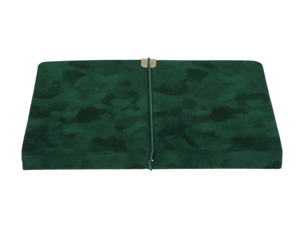 Щоденник недатований VELOUR, А5, 336 сторінок, зелений, штучна шкіра, BUROMAX