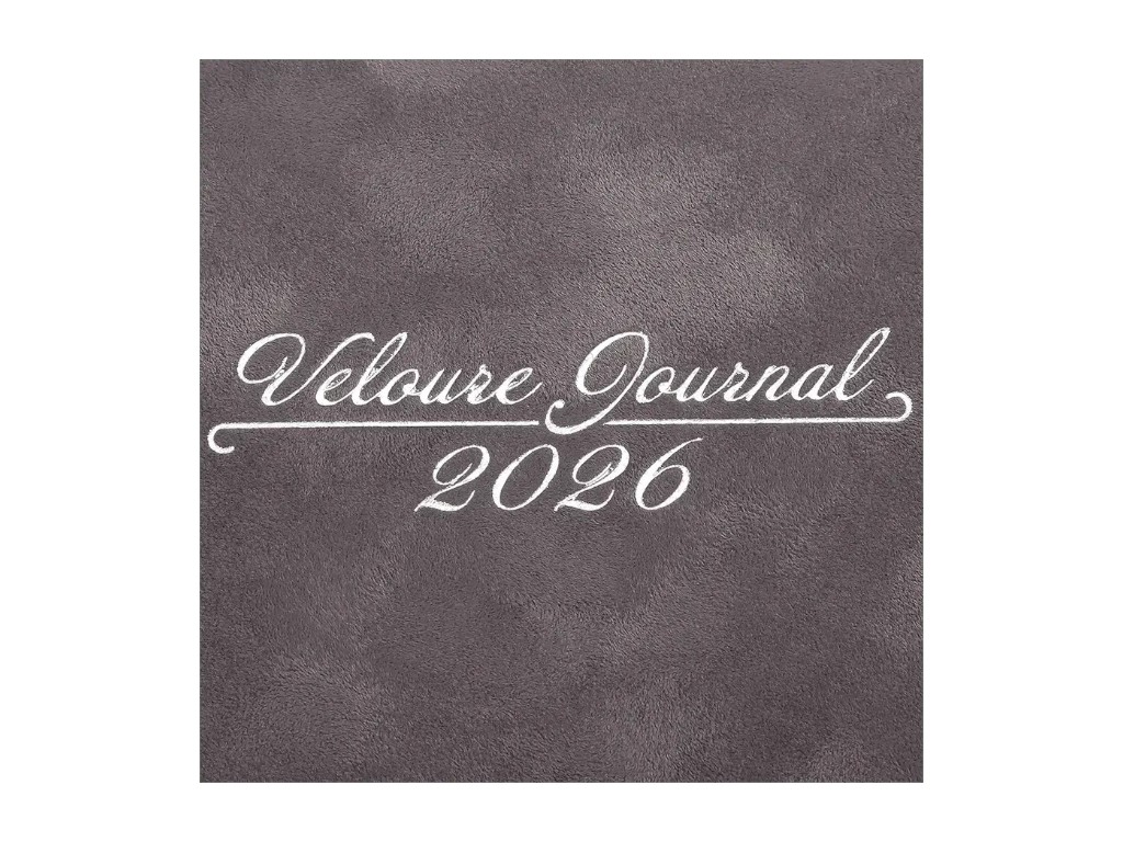 Ежедневник датированный Velour 2026 А5, 336 страниц, серый, Buromax