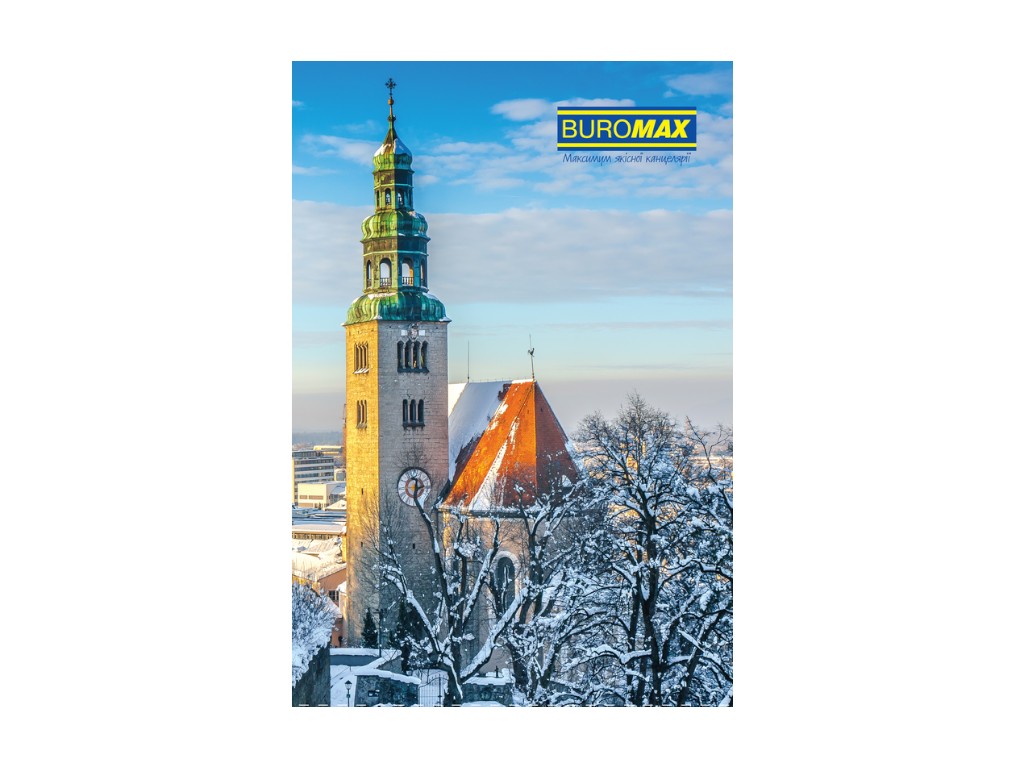 Книга канцелярская Города/Сезоны, А4, 96 листов, клетка, ассорти
