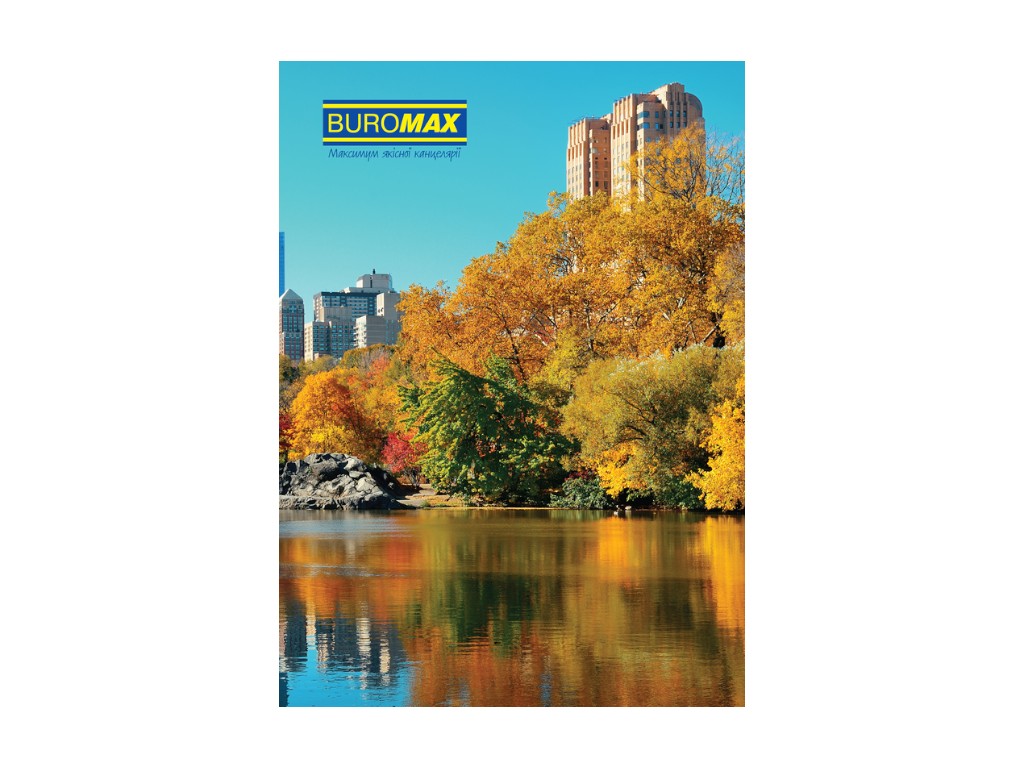 Книга канцелярская Города/Сезоны, А4, 96 листов, клетка, ассорти