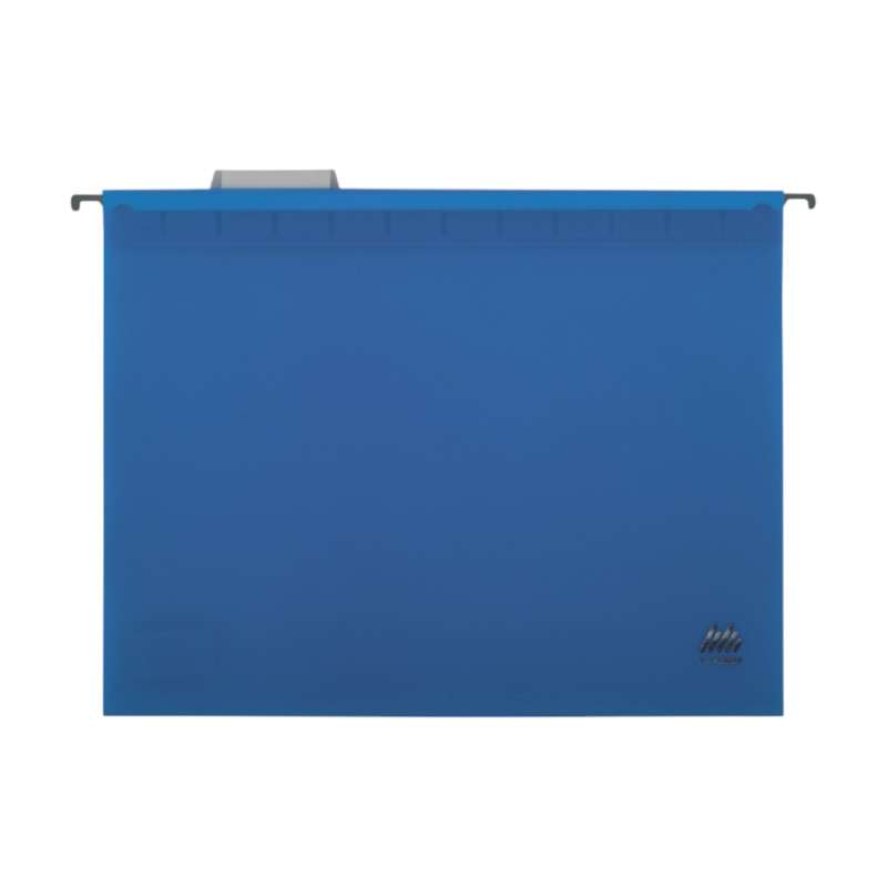 Файл подвесной пластиковый синий, А4, с индексом для надписи