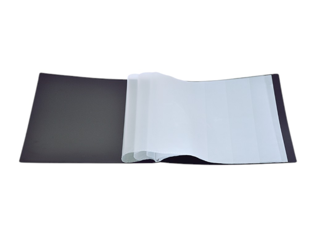 Папка пластиковая с файлами BUROMAX, A4, 10 файлов, ассорти (цена за 1шт)