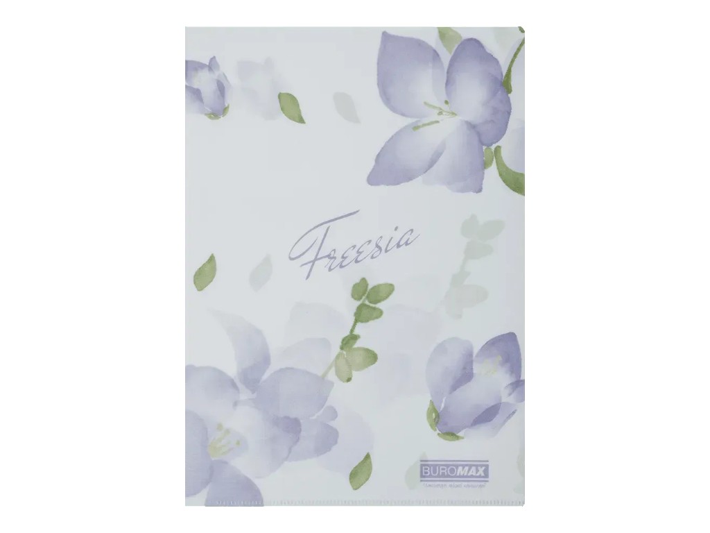 Папка-уголок с дизайном Freesia, A4, пластик 180 мкм