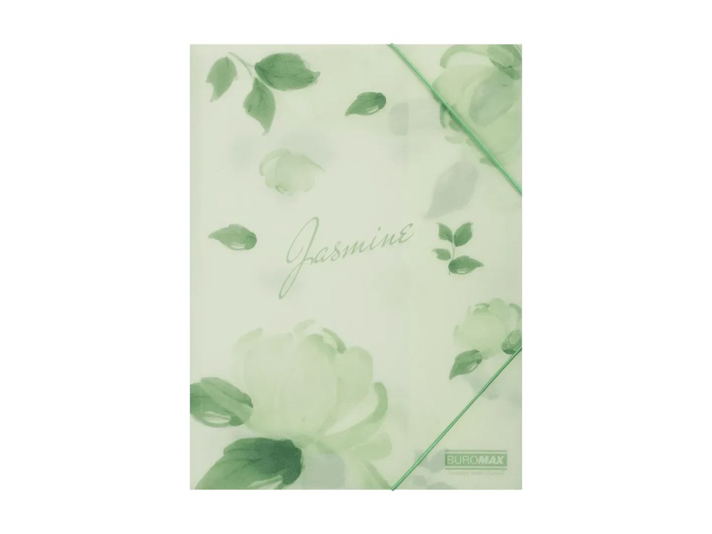Папка на резинках A4 из матового пластика, дизайн Jasmine