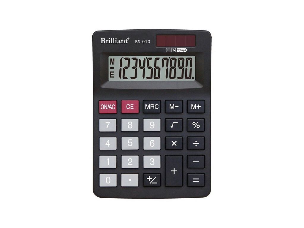 Калькулятор BS-010 10 р., 2-пит, Brilliant BS-010