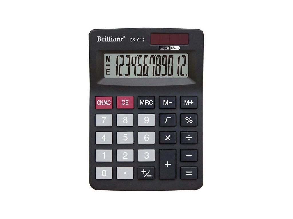 Калькулятор BS-012 12 г., 2-пит, Brilliant BS-012