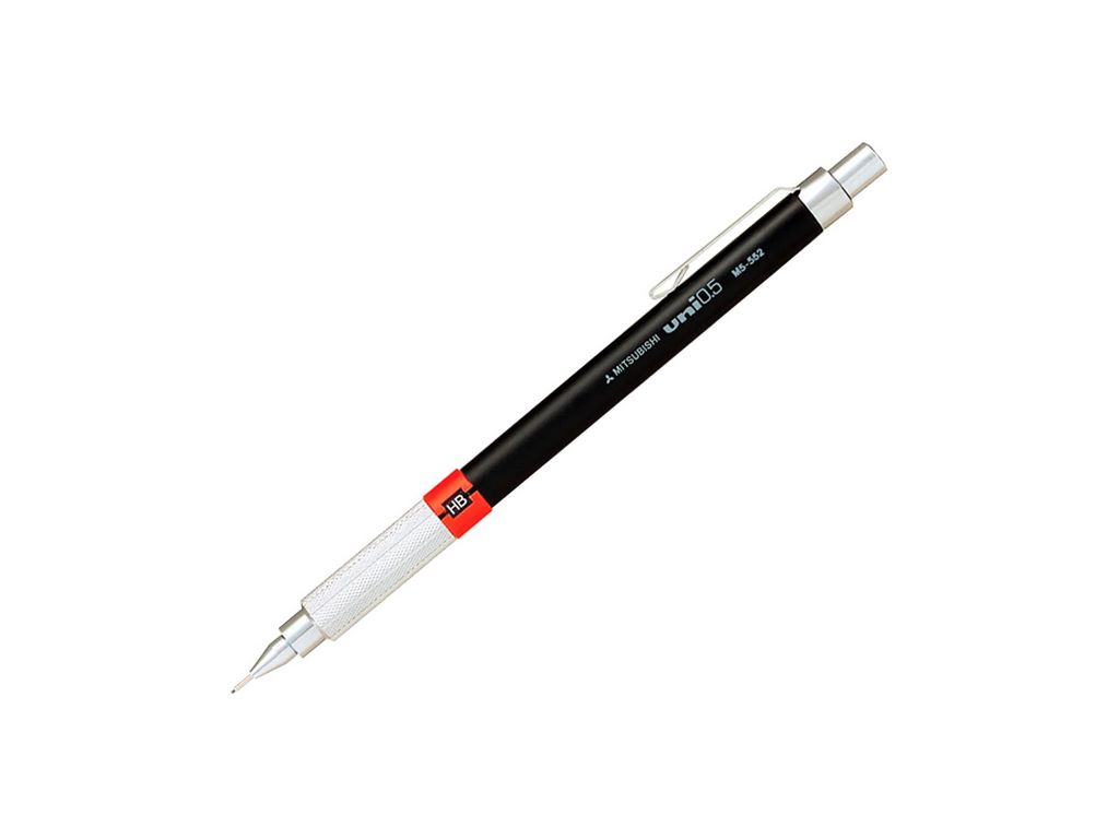 Карандаш механический Uni Mitsubishi 0,5мм, UNI M5-552 BLACK(JP)