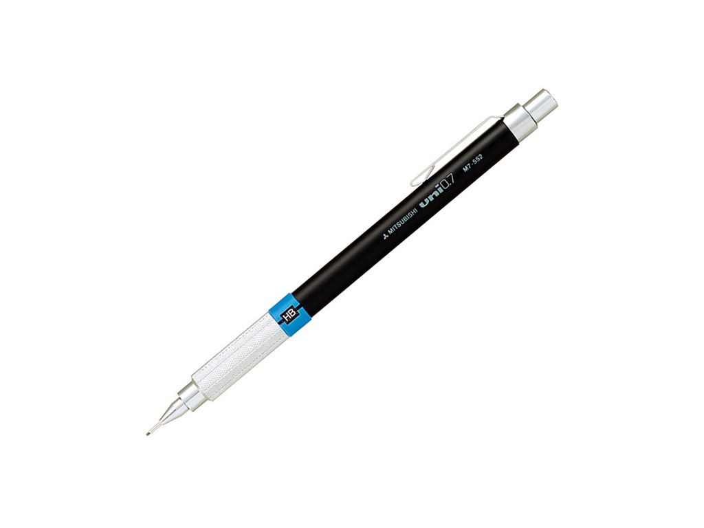 Олівець механічний Uni Mitsubishi 0,7 мм, UNI M7-552 BLACK(JP)
