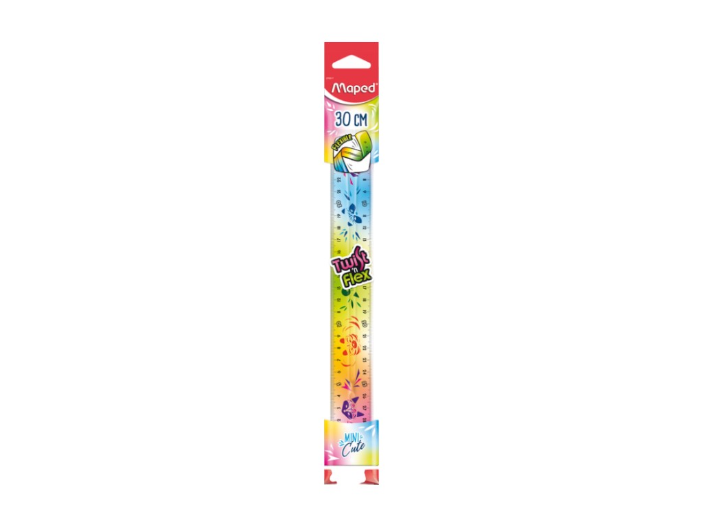Линейка Maped MINI CUTE TWIST’N FLEX 30 см, гибкая