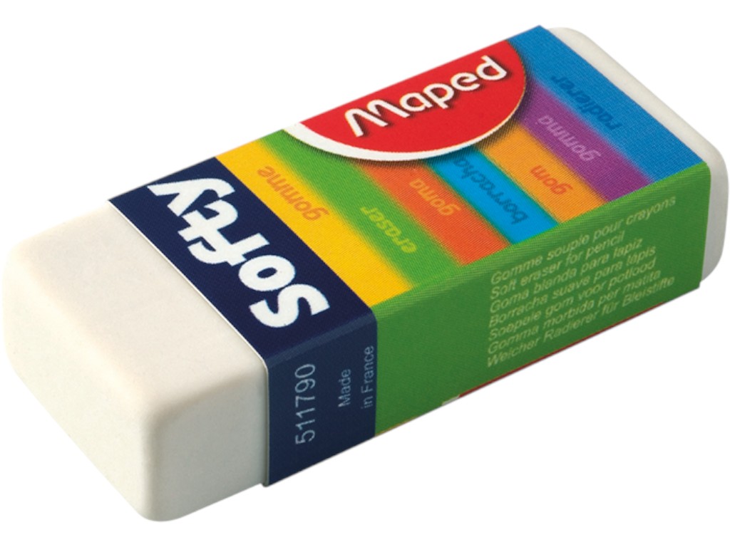 Ластик мягкий, классический формат