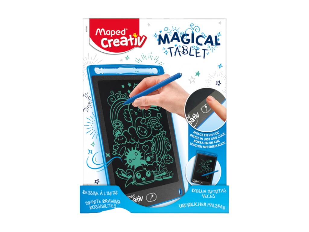Планшет для рисования магический LCD 85'' CREATIV Maped, с карандашом