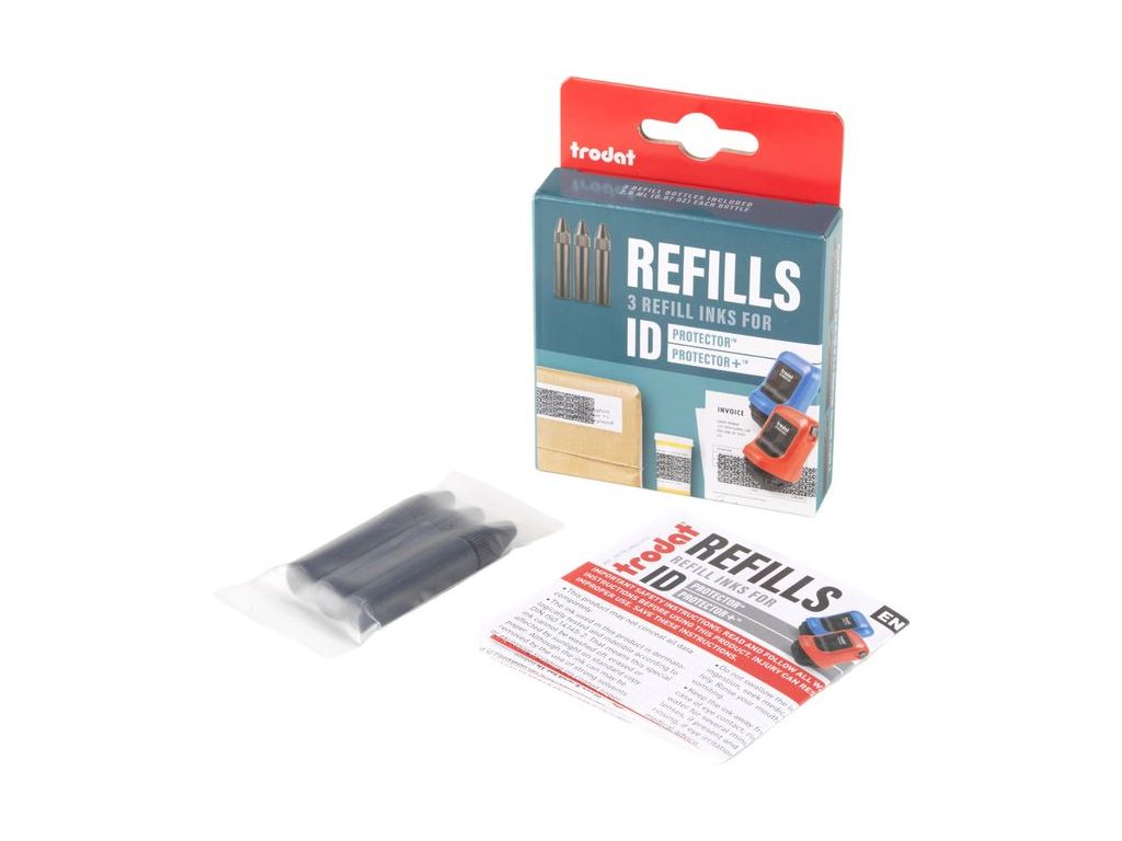 Чернила Refills для ID Protector и ID Protector+ (3 шт.), TRODAT Refills ID Protector