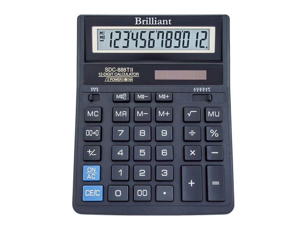 Калькулятор SDC-888TII 12разр., Brilliant SDC 888TII