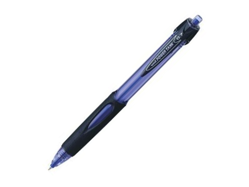 Ручка кульк. авт. uni POWER TANK 0.7мм, синя, UNI SN-227.Blue