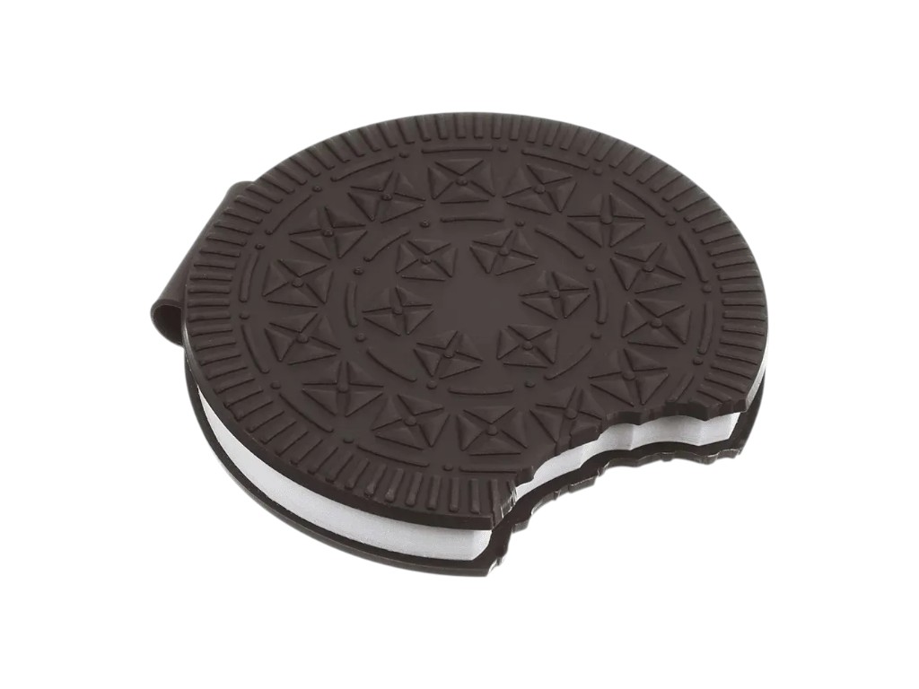 Блокнот нелинированный Chocolate Cookie, 90x90 мм, 80 листов, ароматизированная обложка, ZiBi