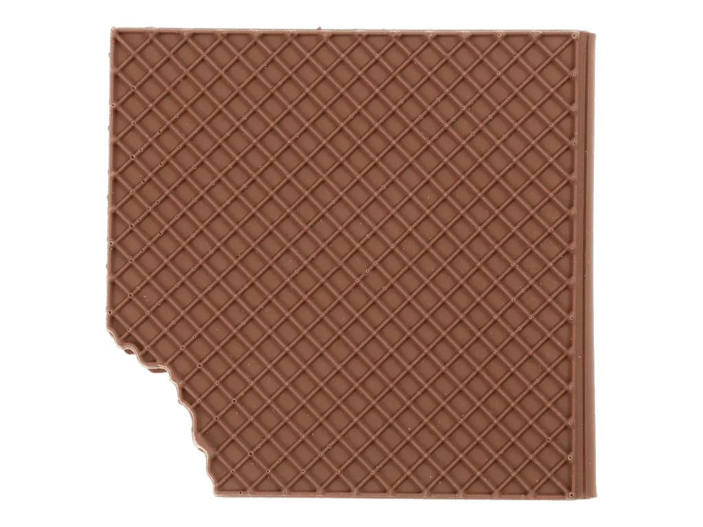 Блокнот нелінований Waffle, 90x90 мм, 80 аркушів, ароматизована Soft Touch обкладинка, ZiBi