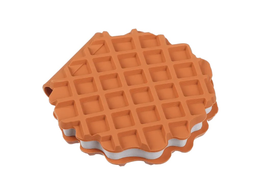 Блокнот нелінований Chocolate Waffle, 90x90 мм, 80 аркушів, ароматизована Soft Touch обкладинка