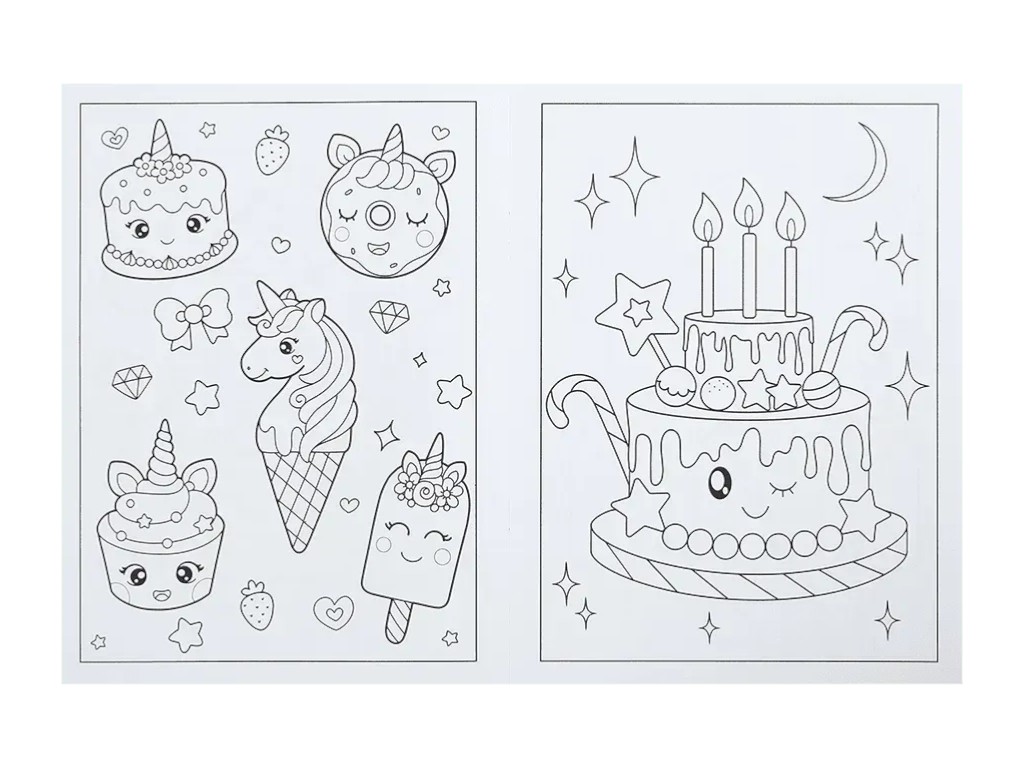 Розмальовка "Казкові десертики", 5+, ZiBi KIDS Line