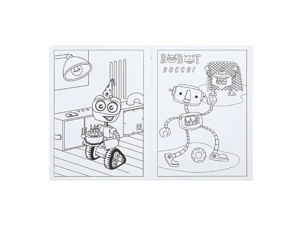 Розмальовка "Роботи", 5+, ZiBi KIDS Line