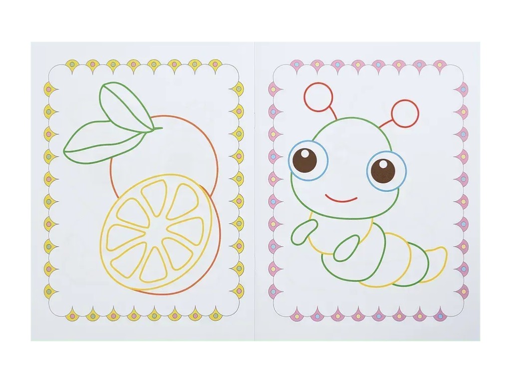 Розмальовка з контуром-підказкою, 3+, ZiBi BABY Line