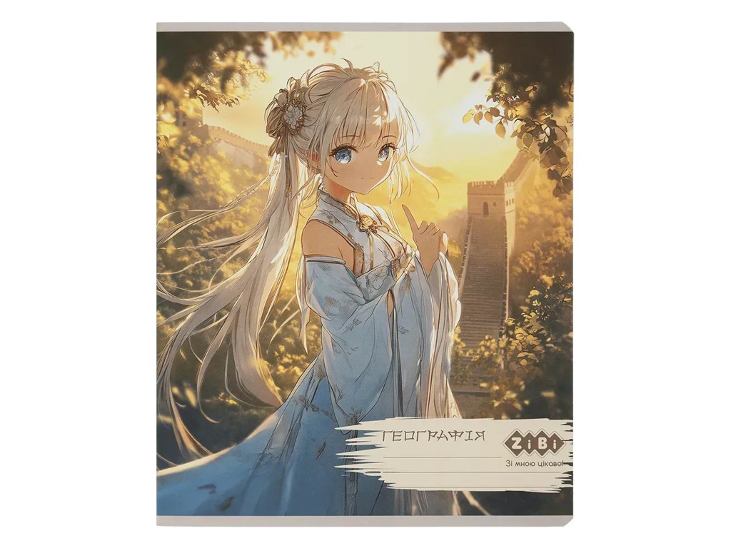 Набір зошитів ANIME 10 штук, 8 предметних та 2 загальних, по 48 аркушів