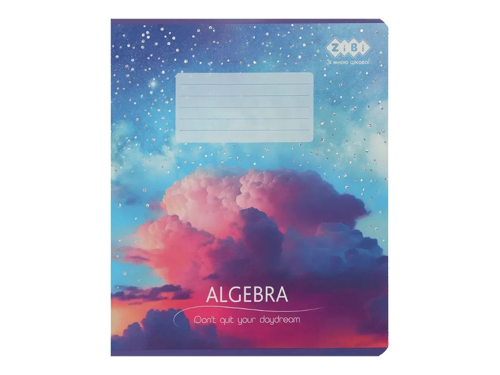 Зошит предметний у клітку Алгебра, 36 аркушів B5 (ціна за 1шт)