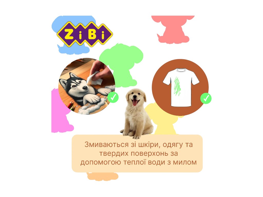 Фломастеры 12 цветов в пенале Собачки и котики с европодвесом