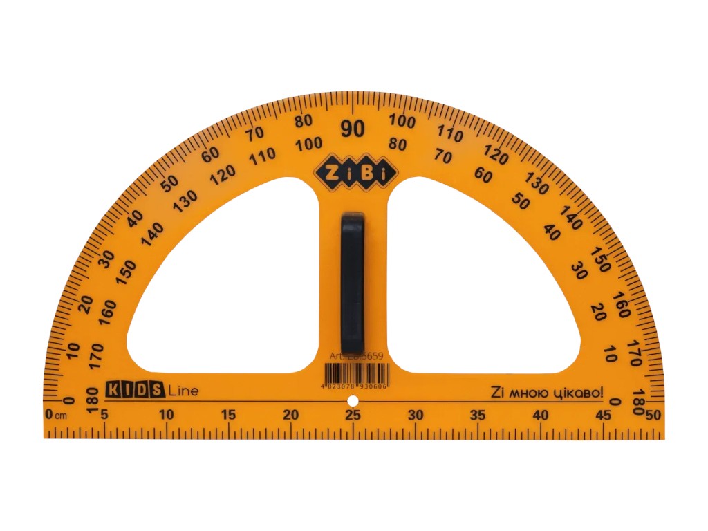 Комплект вимірювальних приладів для шкільної дошки, пластик