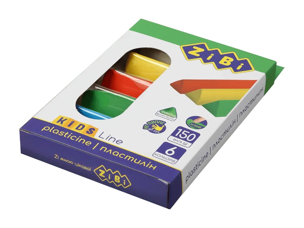 Пластилин цветной для моделирования, KIDS Line, ZiBi ZB.6225
