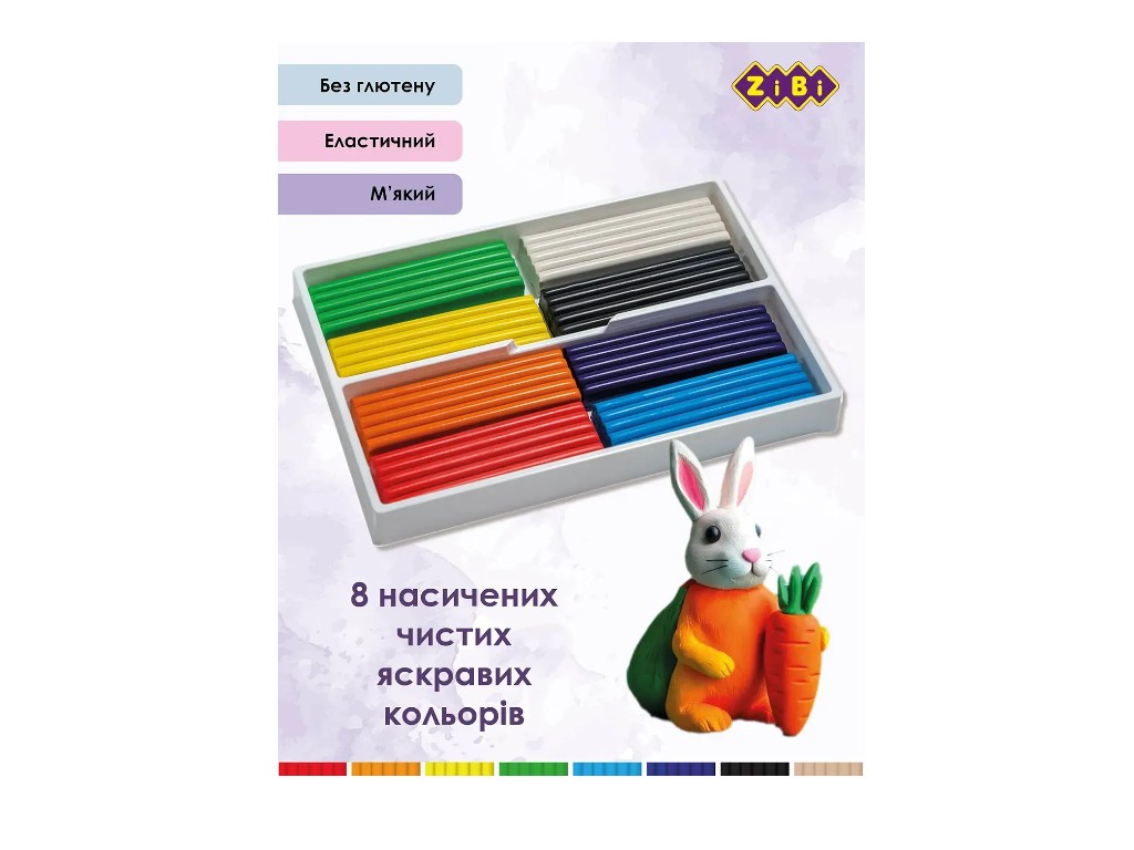 Пластилин классический для детей, KIDS Line, ZiBi ZB.6231