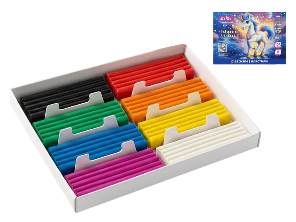 Пластилин для лепки, серия Unicorn, KIDS Line, ZiBi ZB.6280