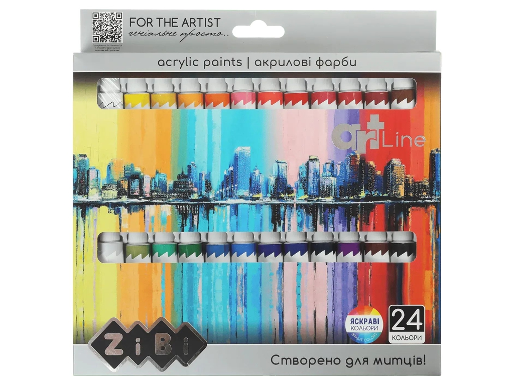 Фарби акрилові ART Line 24 кольори х 12мл