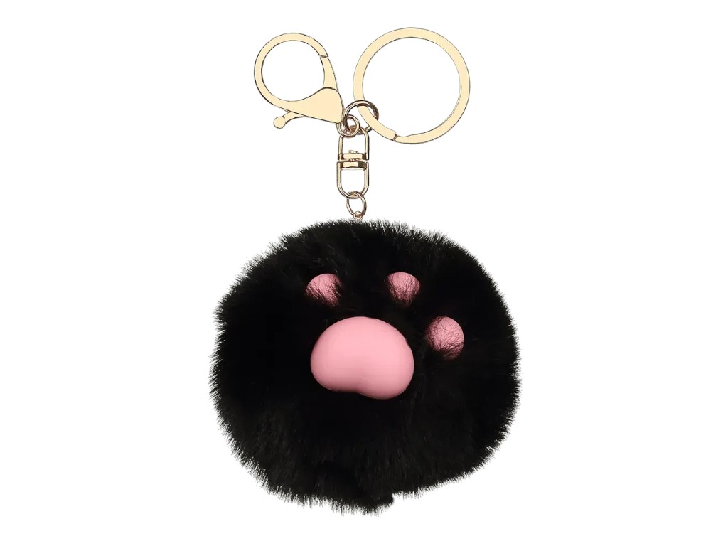 Брелок-помпон из меха PomPom Cutie, около 8 см, ассорти дизайнов, ZiBi (цена за 1шт) 